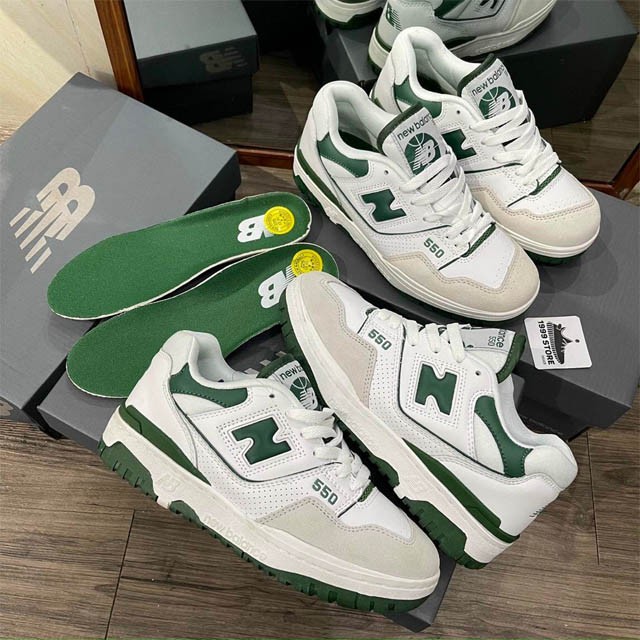 Giày New Balance 550 xanh lá nam