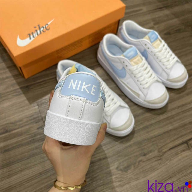 Giày Nike Blazer trắng xanh