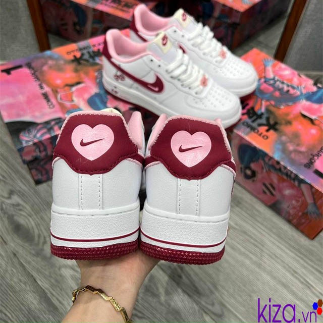 Giày nike air force one hồng