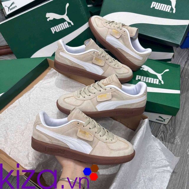 Sneaker puma palermo màu kem