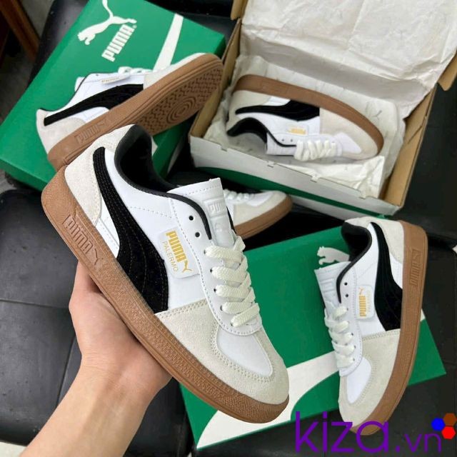 Giầy Puma màu trắng đen