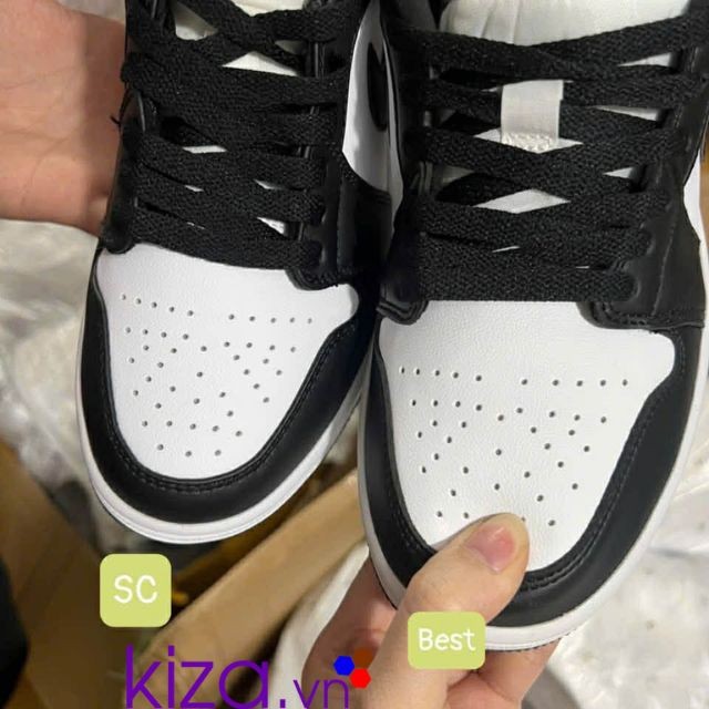 Giày nike jordan panda cổ thấp nam nữ