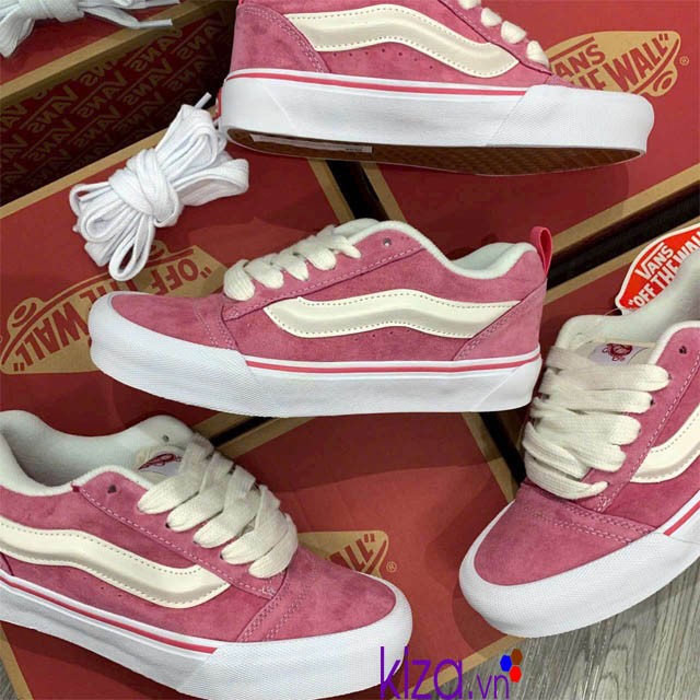 Giày vans nữ màu hồng