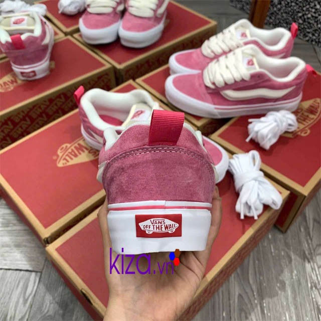 Giày vans màu hồng nữ