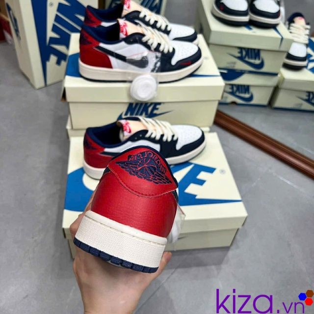 sneaker nike jordan retro og màu xanh than gót đỏ