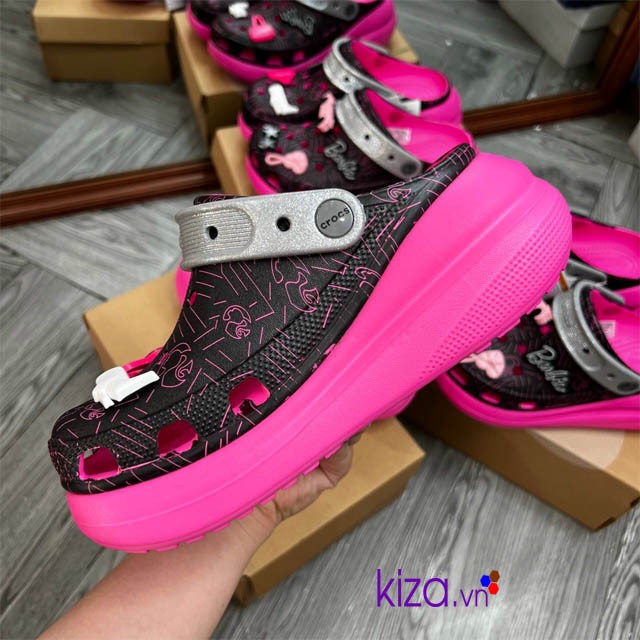 sục crocs đế cao cho nữ