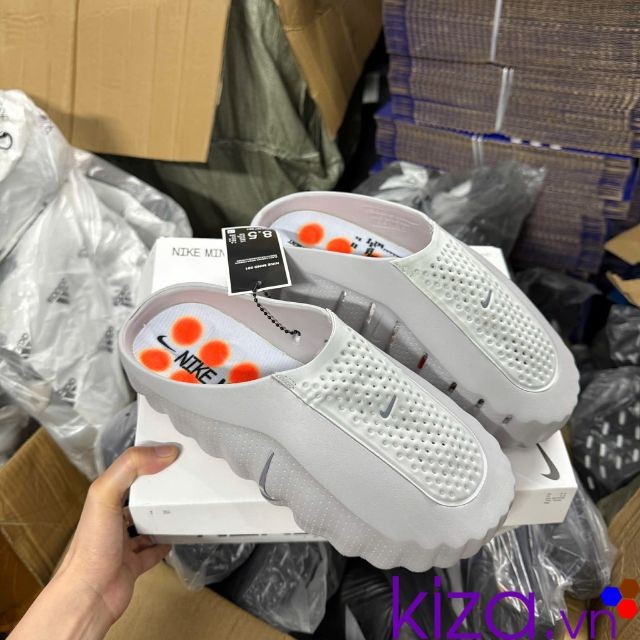 sục nike mind 001 màu xám - grey