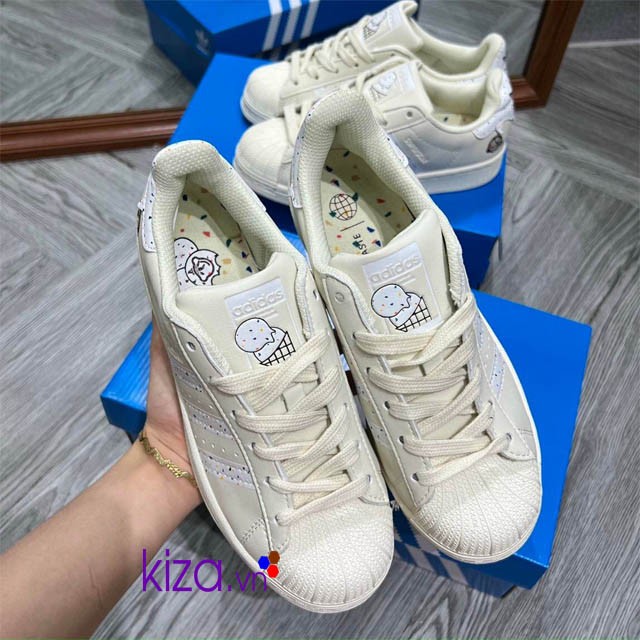 Giày Adidas Super Star mũi sò nữ