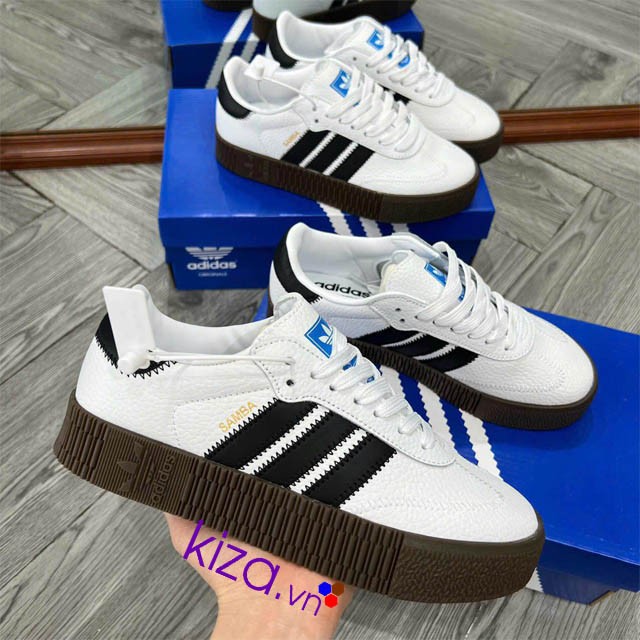 Sneaker Adidas Samba white black grown