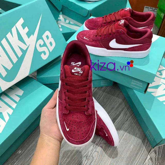 Giày Nike nam Sb 58 màu đỏ nhung