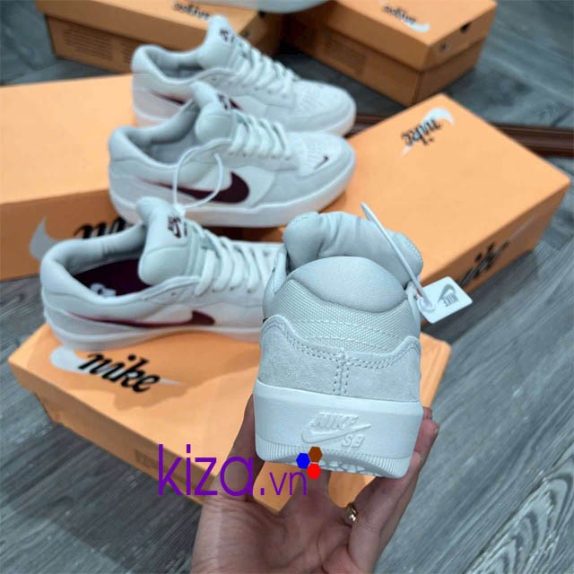 Giày nike SB 58 màu trắng ghi