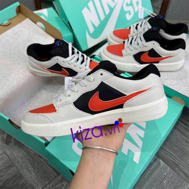 Giày Nike SB 58 màu trắng đen cam