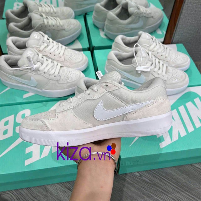 Giày nike SB 58 màu trắng ghi
