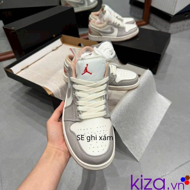 Giày nike jordan SE trắng xám Rep