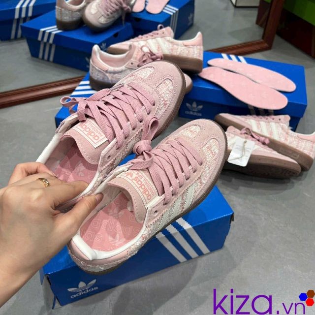 giày thể thao nữ màu hồng