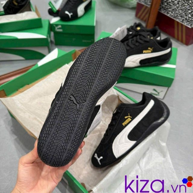 Giày Puma Speedcat màu đen trắng - black white