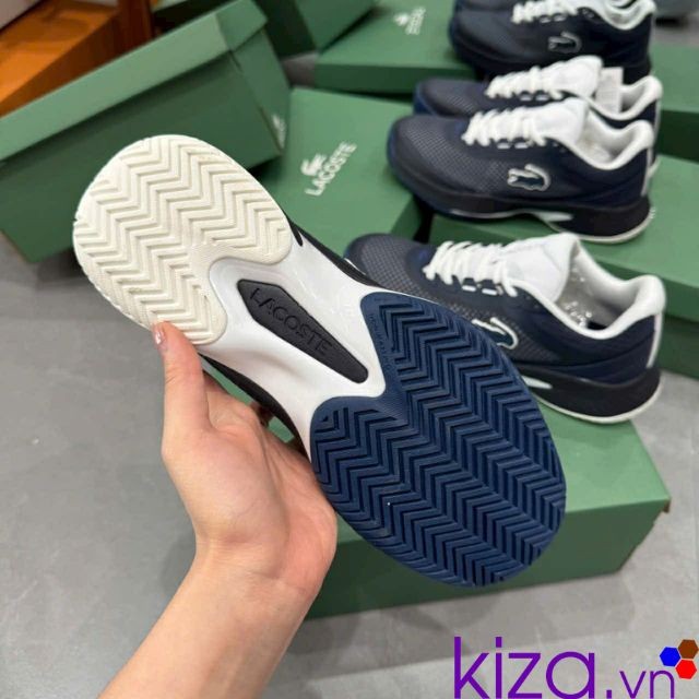 Giày Lacoste nam màu xanh than