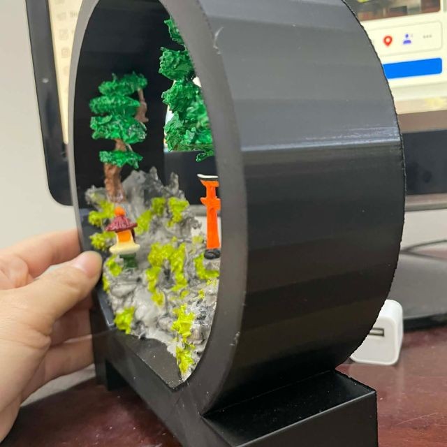 mô hình 3D tiểu cảnh trang trí