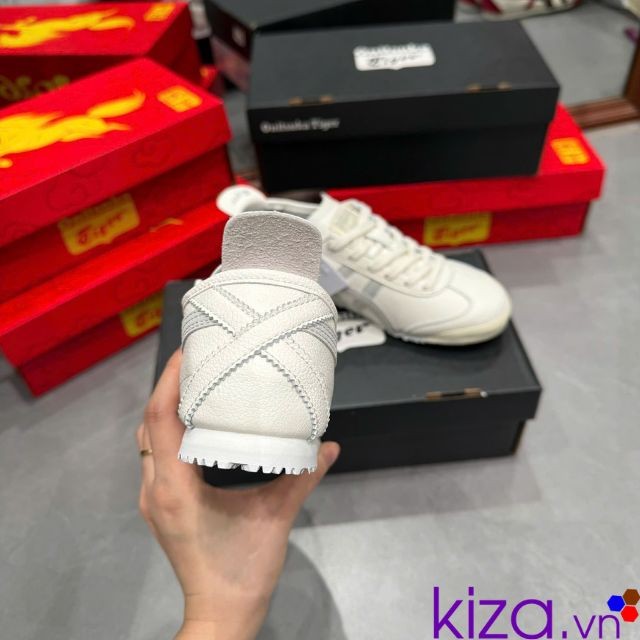 Sneaker Onitsuka Tiger màu trắng kẻ bạc