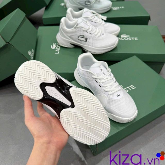 Giày Lacoste nữ màu trắng