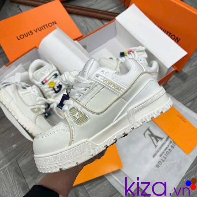 Giày louis vuitton màu trắng