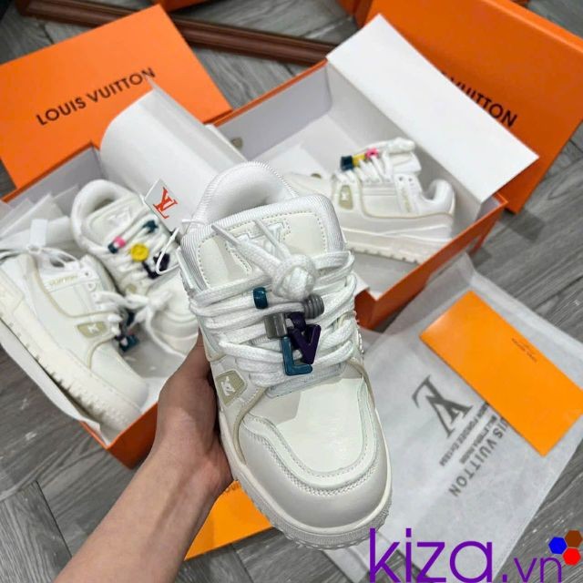 Giày louis vuitton màu trắng