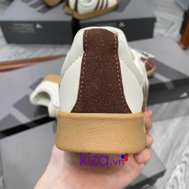 Giày Adidas VL Court màu kem nâu