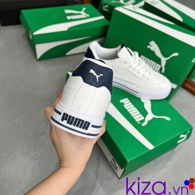 Giầy Puma court vulc màu trắng