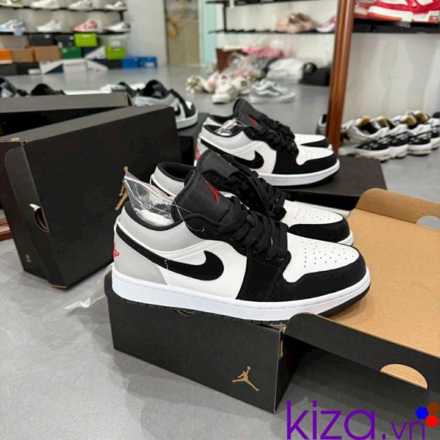 Giày nike jordan màu xám đen