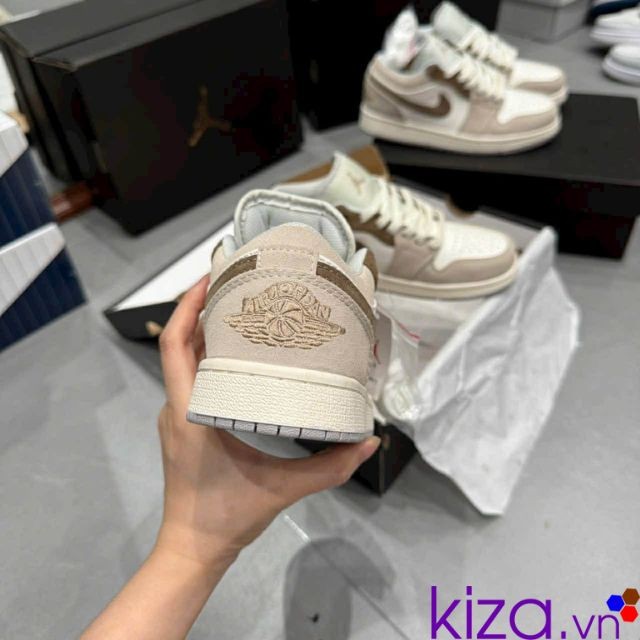 Giày nike jordan màu nâu nam nữ