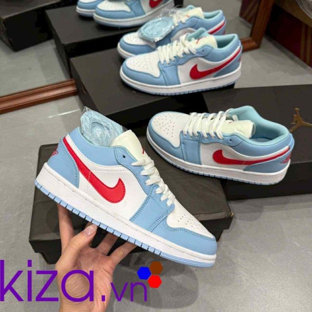 Giày nikejordan thấp cổ màu xanh dương