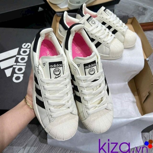 Giày Adidas nam super star mũi sò