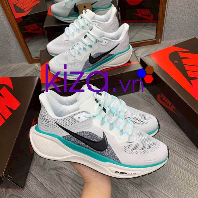 Giày nike nữ Zoom xám xanh Replica
