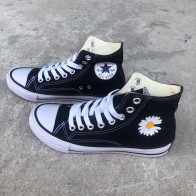 Converse 1970s đen cao cổ hoa cúc 1