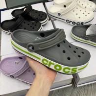 sục crocs màu xám nam nữ