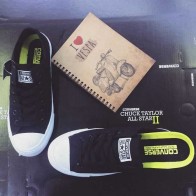 Converse chuck taylor 2 màu đen cổ thấp