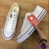 Converse Classic thấp cổ trắng
