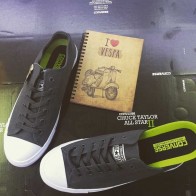 Giày converse chuck taylor 2 màu xám cổ thấp sdf