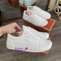 Vans Old Skool màu trắng full