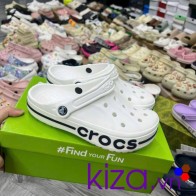 dép sục crocs trắng nam nữ