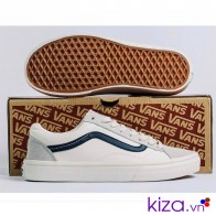 Vans style 36 trắng sọc xanh rep