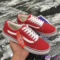 Vans Old Skool phối màu trắng đỏ