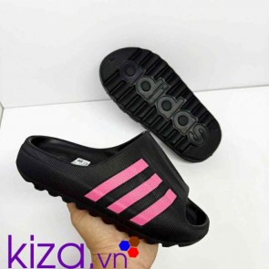 dép adidas nữ màu đen hồng
