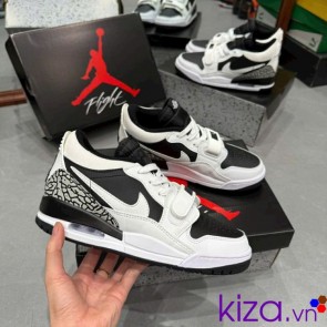 Giày Nike  Air Jordan 3 retro đen trắng