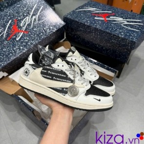 Giày Nike Air Jordan Travis Black monogram