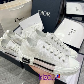 Giày thể thao Dior B23 màu trắng kem