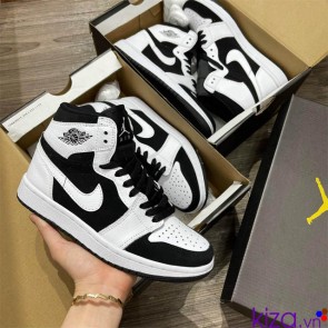 Giày Nike nam Jordan 1 trắng đen