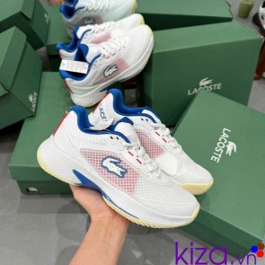 Giày  thể thao Lacoste màu trắng lót xanh