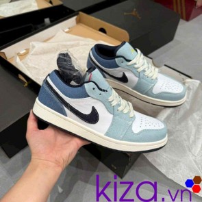 nike nữ jordan vải bò màu xanh