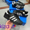 Giày Adidas superstar mũi sò màu đen full tem vàng
